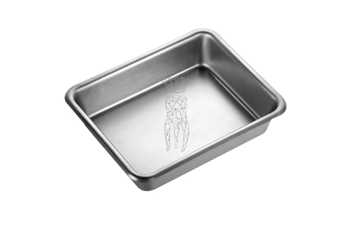 Mehrzweckschale Edelstahl 240 x 160 x 30mm – Carl Martin, Trays, Sterilization Containers and Accessories