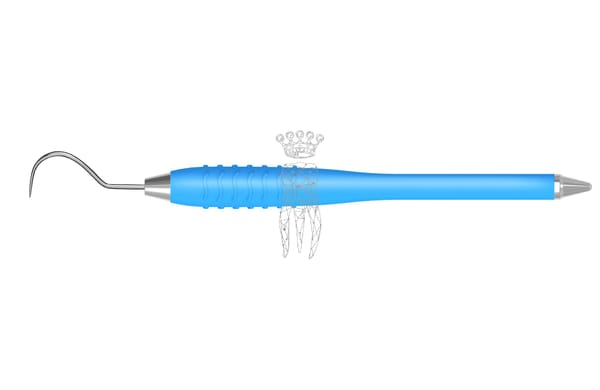 Zahnsonde einendig Kuhhorn Fig. 23 Colori-Silicon