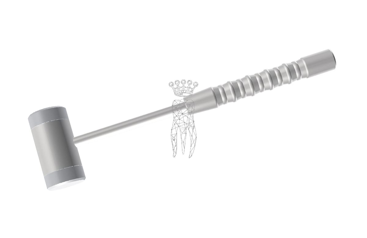 Hammer klein m. PTFE-Einsätzen FusionEx Design – Carl Martin, Other Dental Laboratory Instruments