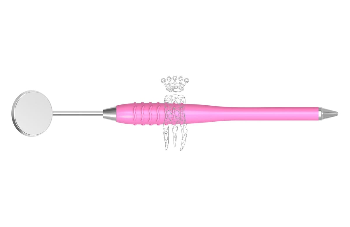 Mundspiegelgriff 12cm cone socket Colori-Silicon – Carl Martin, Mundspiegel und Zubehör