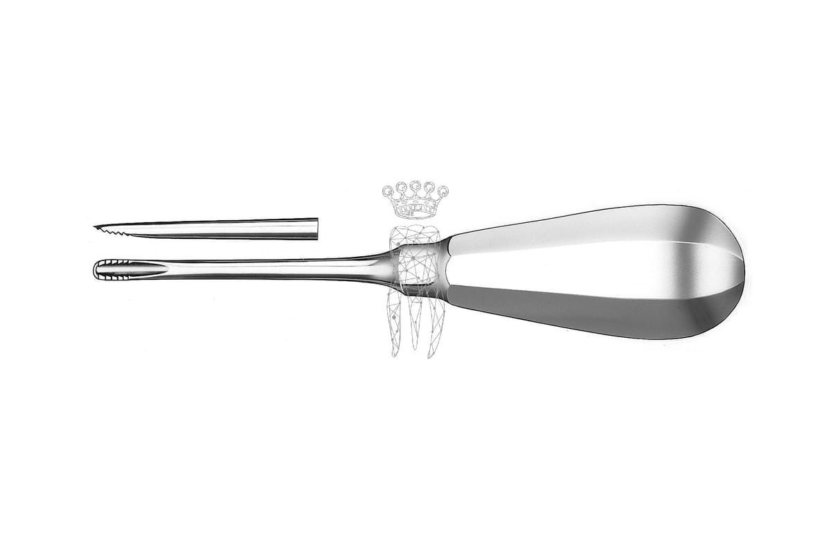 Wurzelheber Lindo/Levien 4.5mm mit feiner Zahnung – Carl Martin, Wurzelheber