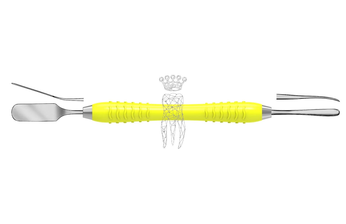 Raspatorium PRICHARD Colori-Silicon Spatel 11x28mm / 5mm – Carl Martin, Raspatorien - Elevatorien
