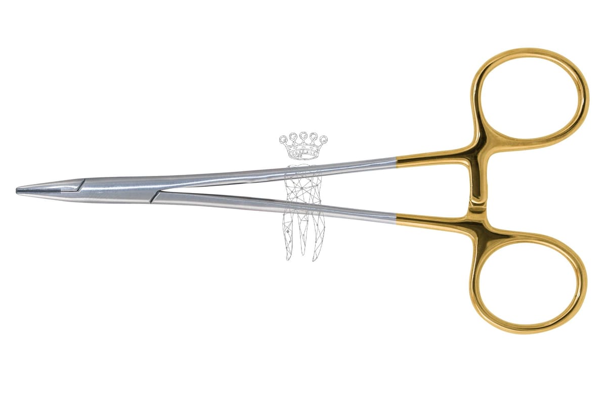 Nadelhalter Crile Wood SLIM 15cm TC 15cm sehr fein – Carl Martin