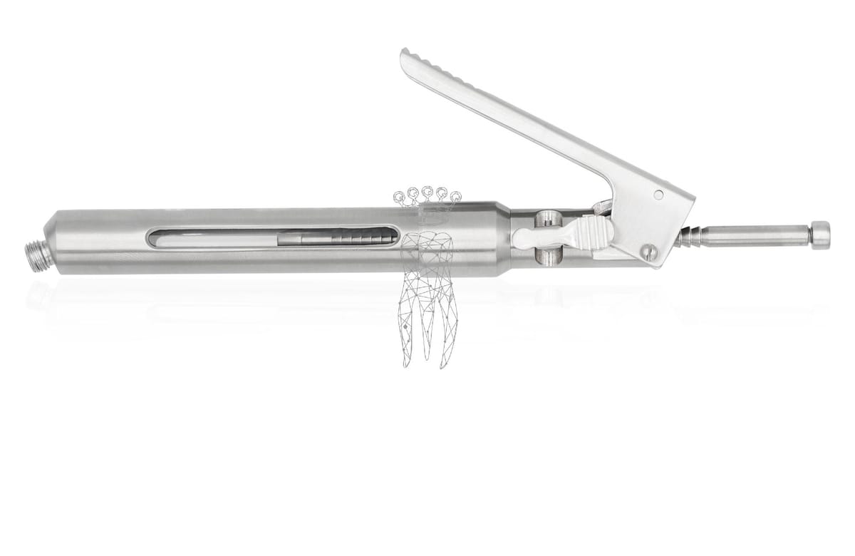PerioJect Intraligamentäre Spritze metrisches Gewinde - abgewinkelt – Carl Martin, Syringes for Intraligamentary Injection