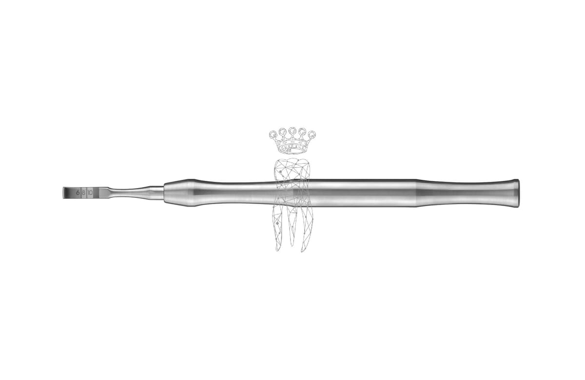 OSTEOTOM gebogen 3mm Knochenmeißel 3.0mm – Carl Martin