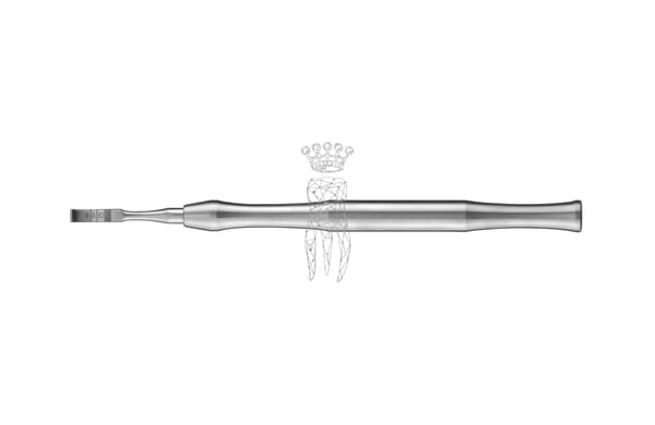 OSTEOTOM gebogen 3mm Knochenmeißel 3.0mm