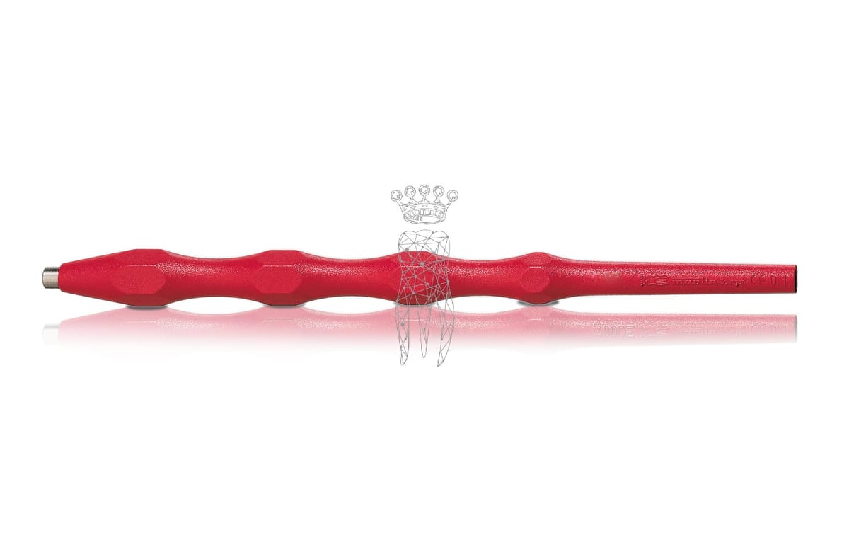 Mundspiegelgriff COLORI rot – Carl Martin, Mouth Mirrors and Accessories