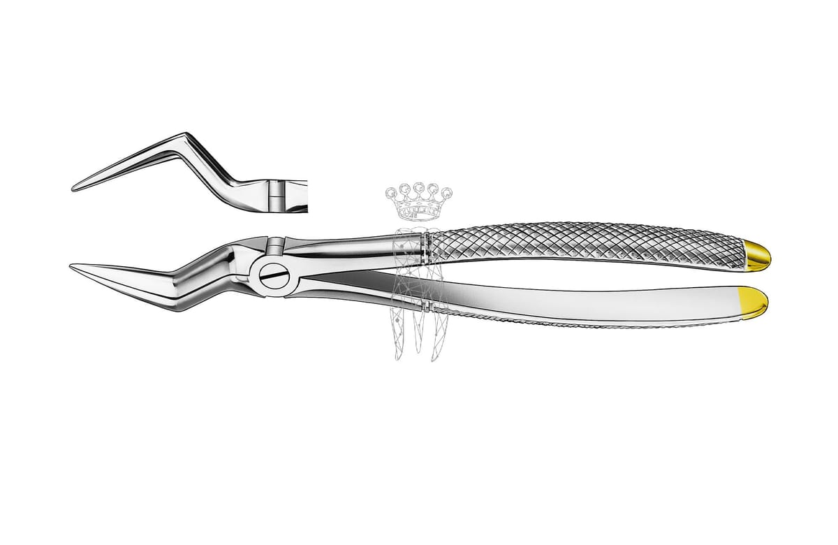 Wurzelsplitterzange diamantantiert OK – Carl Martin, Extraction Forceps Upper Jaw