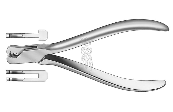 Bügelbiegezange Aderer RS max. 1.5 x 0,75mm