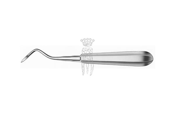 Wurzelrestentferner Heidbrink 2.5mm gebogen