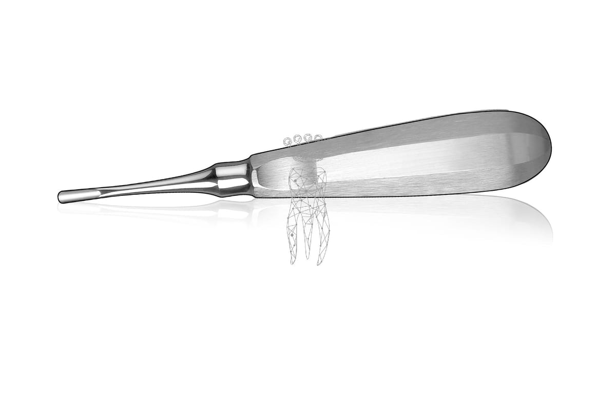 Luxationsinsinstrument gebogen 4.0mm – Carl Martin, Root Elevators