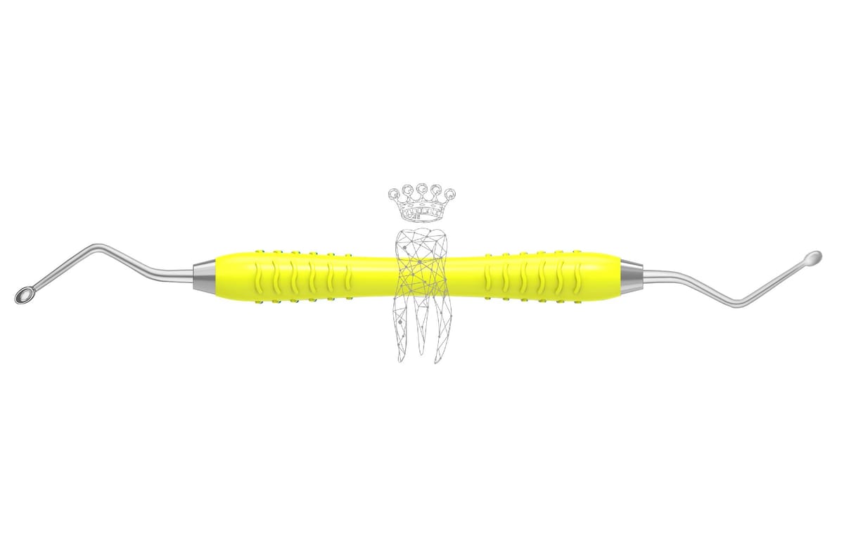 Scharfer Löffel Hemingway oval 2.8/4.5mm Colori-Silicon – Carl Martin, Sonstige Füllungsinstrumente