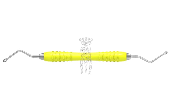 Scharfer Löffel Hemingway oval 2.8/4.5mm Colori-Silicon