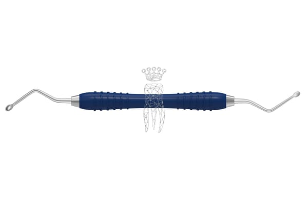 Scharfer Löffel Hemingway oval 2.8/4.5mm Colori-Silicon