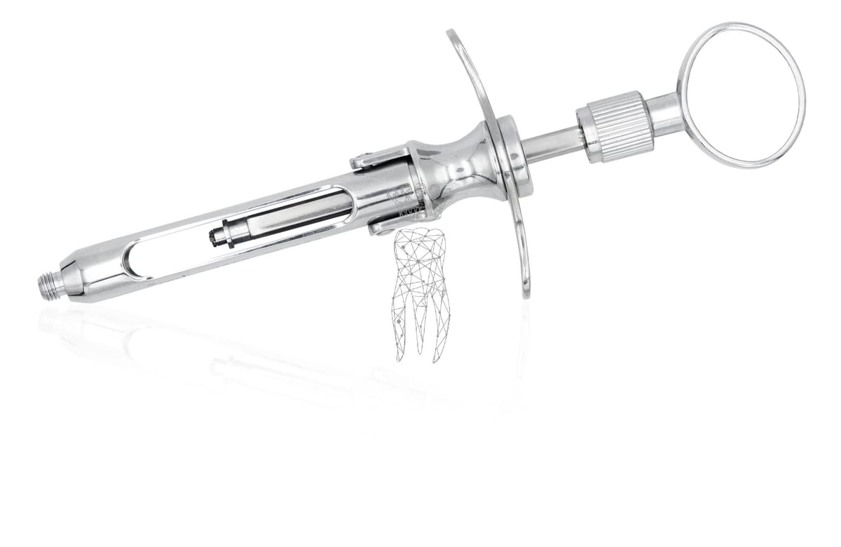 Zylinderampullenspritze 3 Aspirationshaken - selbstaspirierend – Carl Martin, Cartridge Syringes
