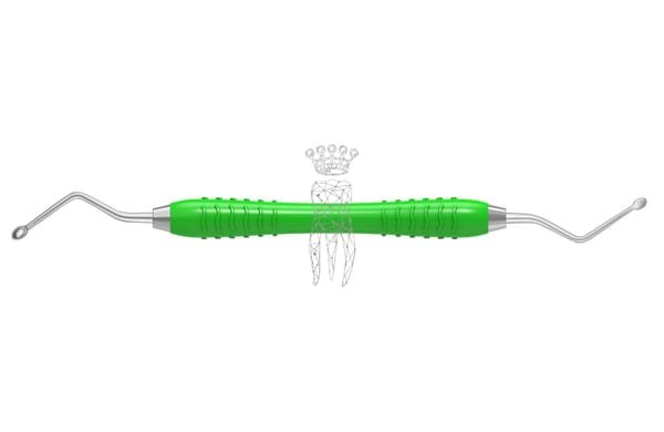 Scharfer Löffel Hemingway oval 2.8/4.5mm Colori-Silicon