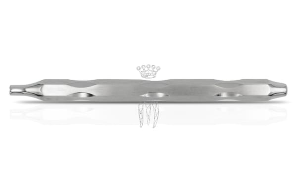 Mundspiegelgriff Ergoform hohl rostfrei 13cm Gewinde M2.5mm