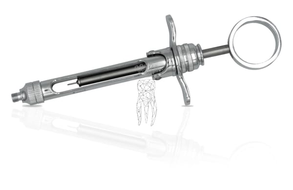 Zylinderampullenspritze 2.2ml IT-Gewinde - mit Selbstaspiration