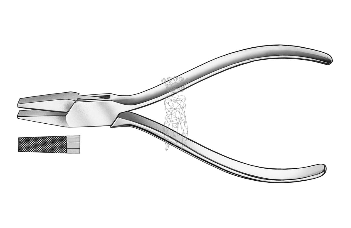 Flachzange, gerieft RS – Carl Martin, Laboratory Pliers