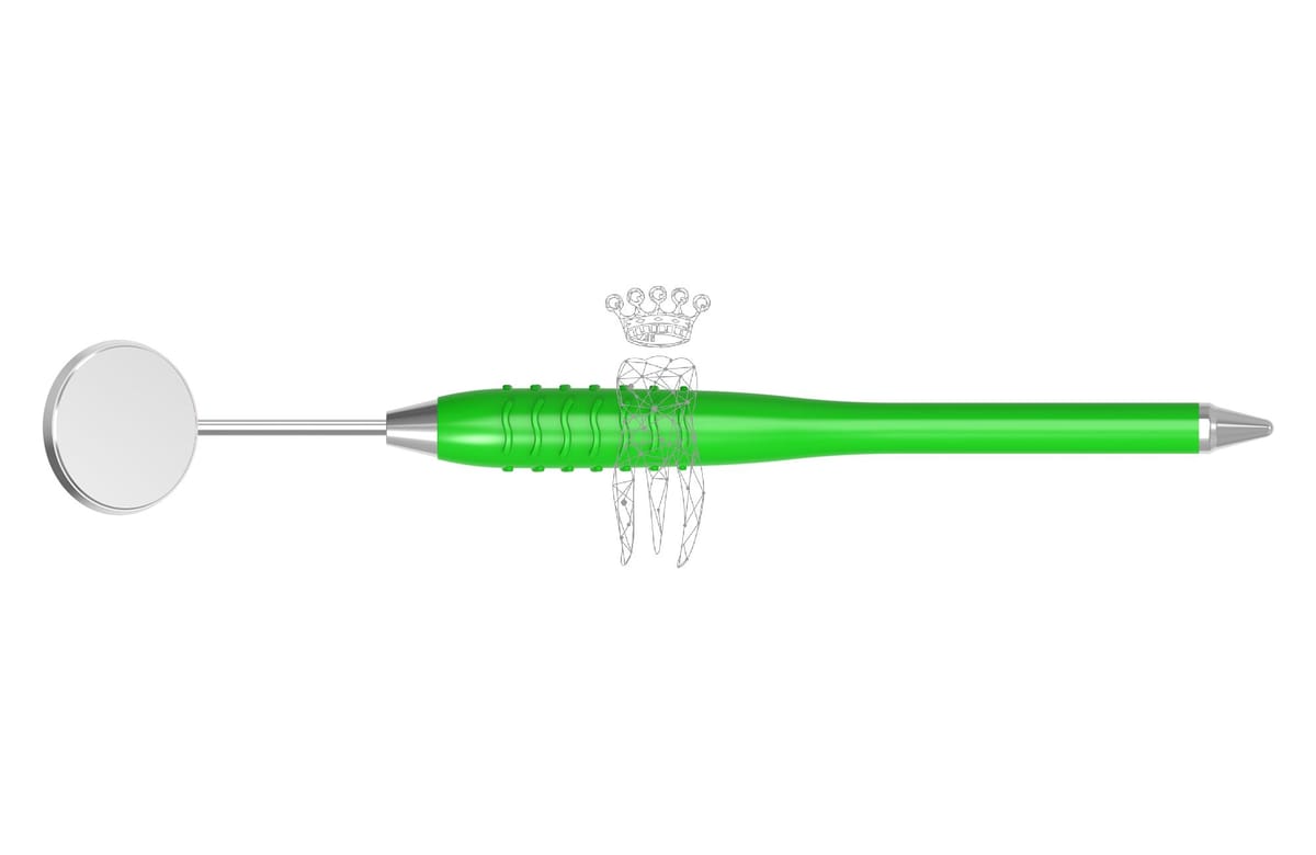 Mundspiegelgriff 12cm cone socket Colori-Silicon – Carl Martin, Mundspiegel und Zubehör