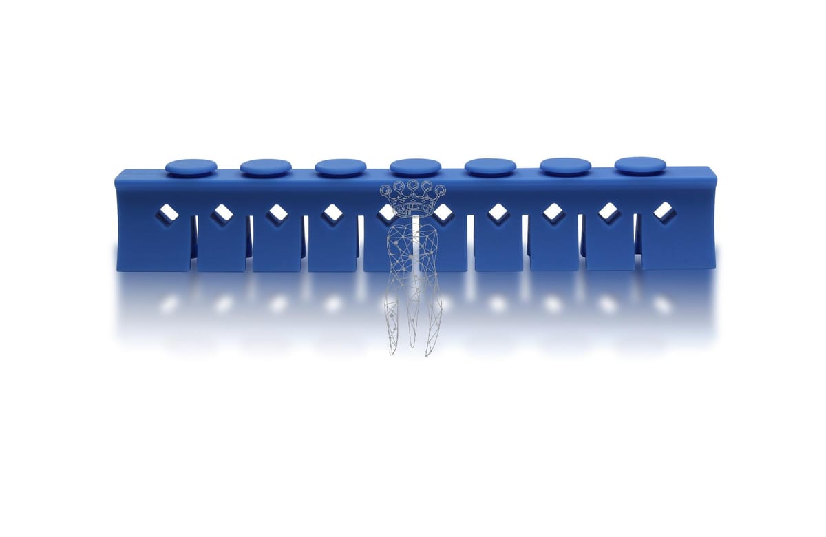 Silikon Niederhalter 3029-L + M 10 Instrumente - hellblau – Carl Martin, Sterilisationszubehör