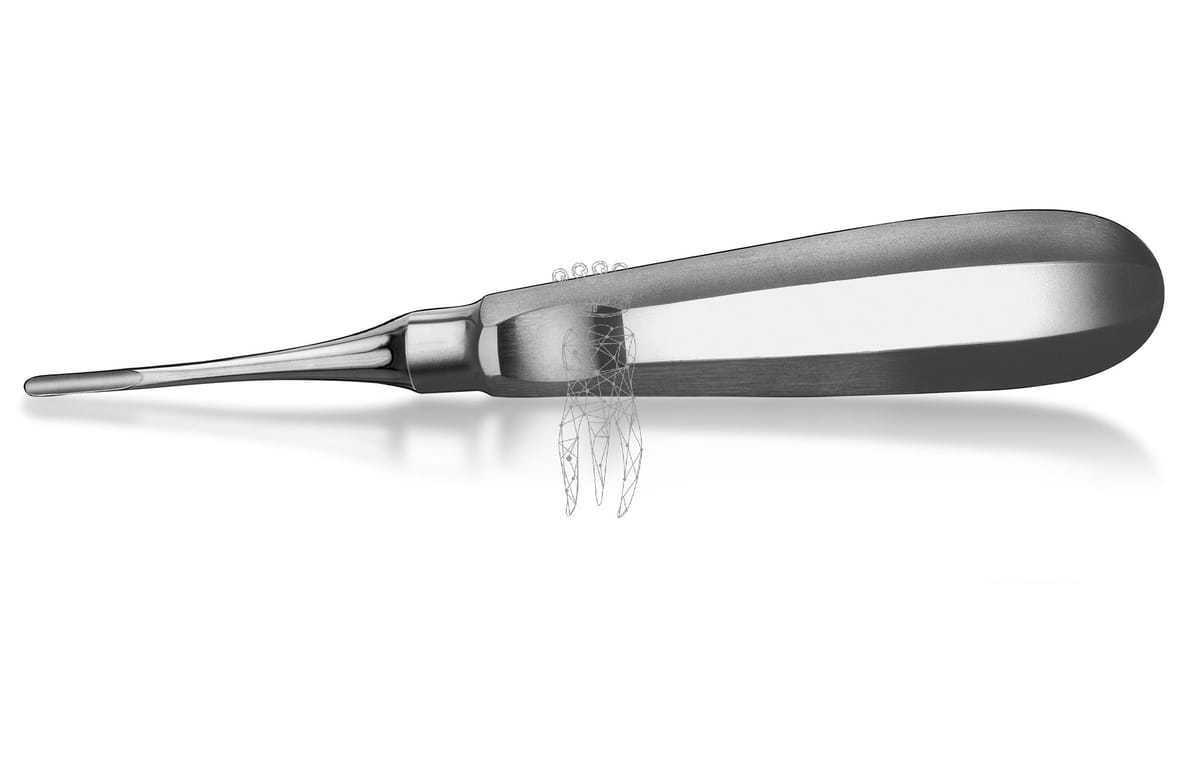 Luxationsinsinstrument gebogen 3.0mm – Carl Martin, Periosteal Elevators - Elevators