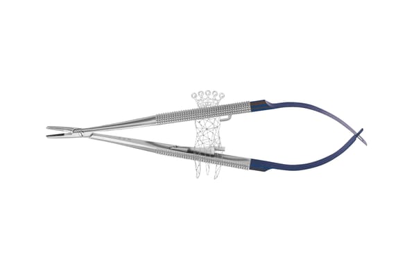 Nadelhalter Barraquer 14cm RH mit Rundgriff