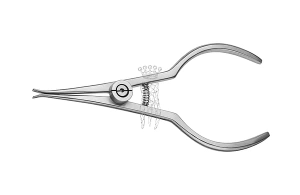 Ligaturenspreizzange COON 16cm zum Einbringen v. Ligaturendrähten