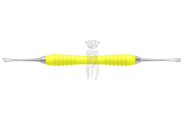 Raspatorium GLICKMAN Colori-Silicon Klinge 4.0mm / Raspa: 4.0mm