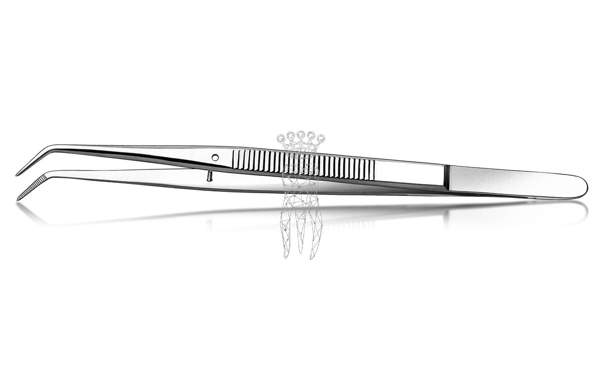 Pinzette gerieft College – Carl Martin, Tweezers