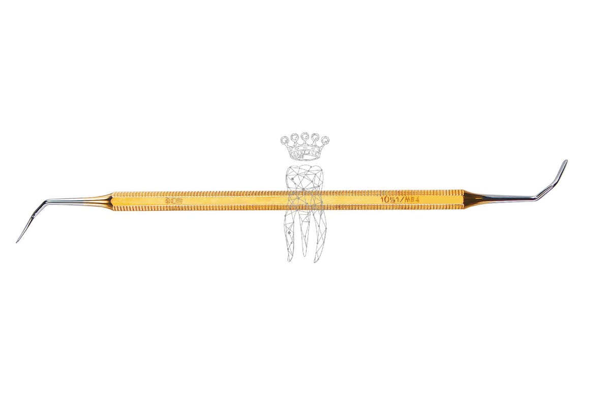 Spezialspatel abgewinkelt 1.75mm/1.75mm Compositinstrument PolyFill GOLD – Carl Martin, Composite-Instrumente