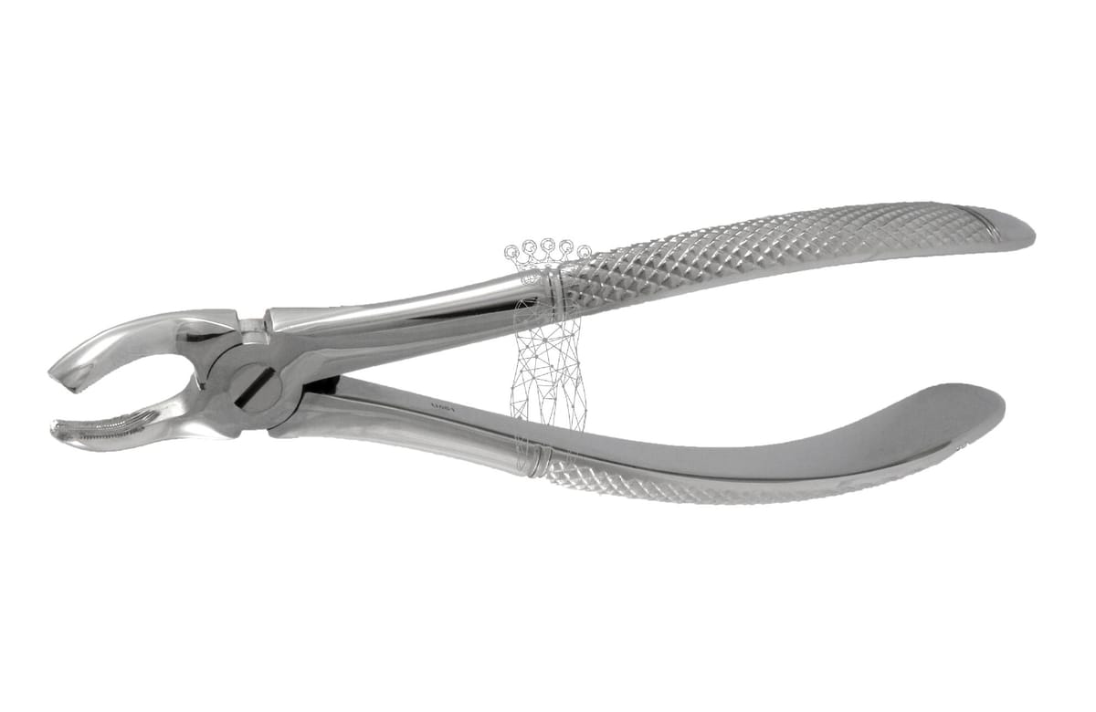 Zahnzange Haftprofil OK Molaren rechts – Carl Martin, Extraction Forceps Upper Jaw