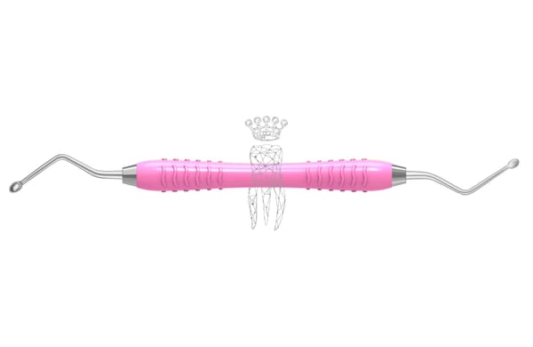 Scharfer Löffel Hemingway oval 2.8/4.5mm Colori-Silicon