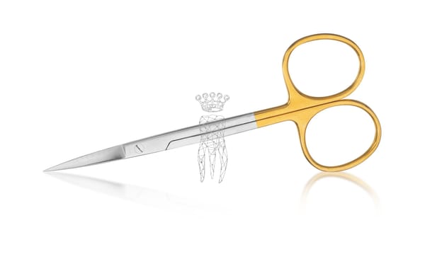 Zahnfl.Schere gerade TC 12cm