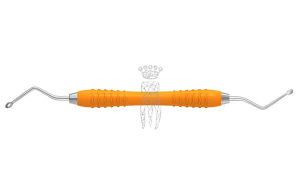 Scharfer Löffel Hemingway oval 2.8/4.5mm Colori-Silicon