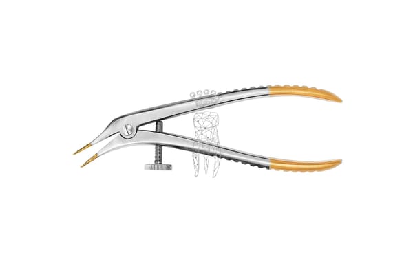 Teleskopkronenzange BÖHM 12.5cm - feine diamantierte Spitzen