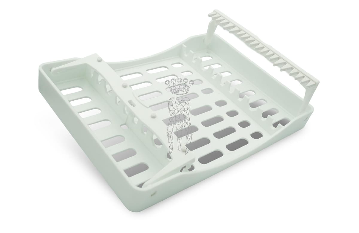 SteriWashTray weiß 10 Instrumente 208 x 148 x 26mm – Carl Martin