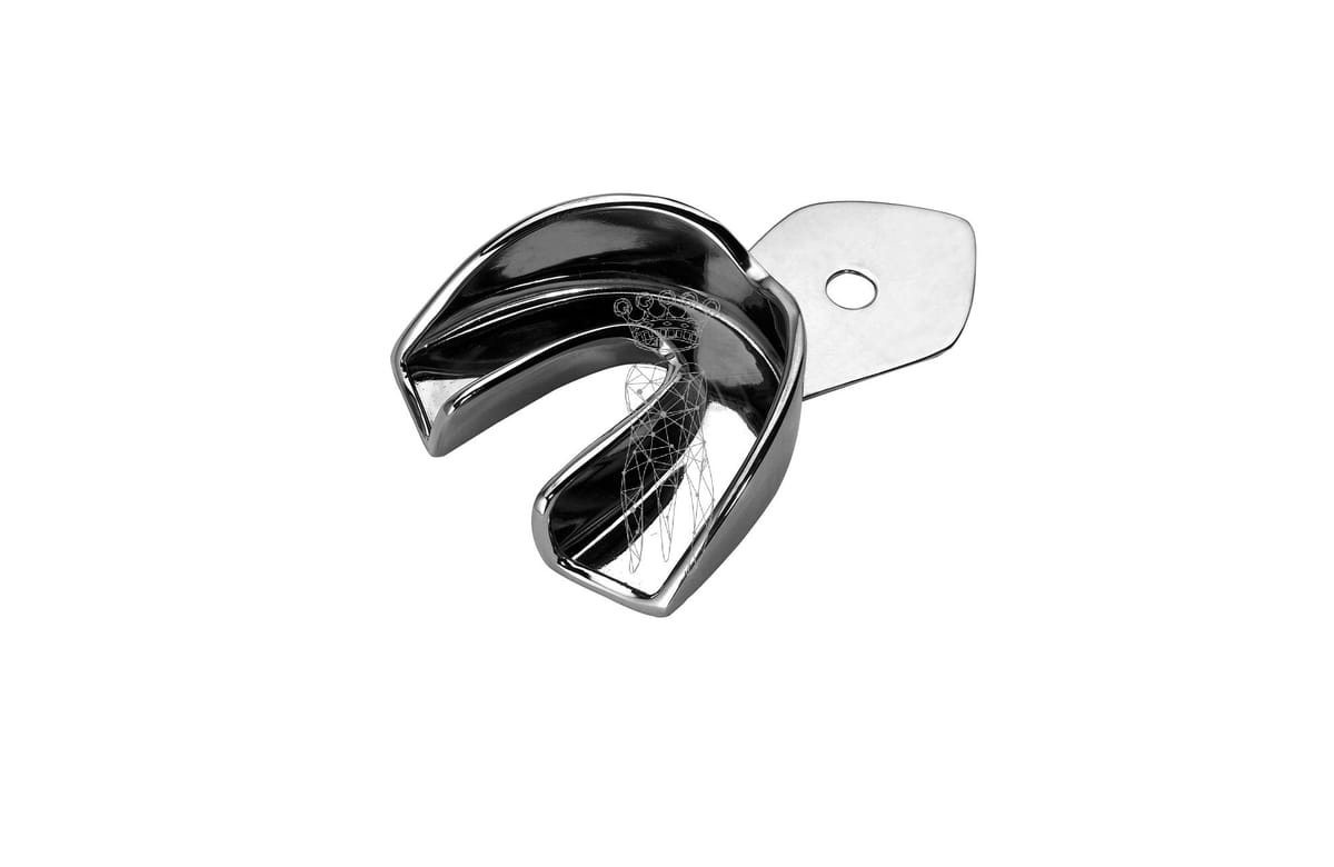 Kinder Abdrucklöffel ERGOLOCK ungelocht / UK – Carl Martin, Disposable Impression Trays