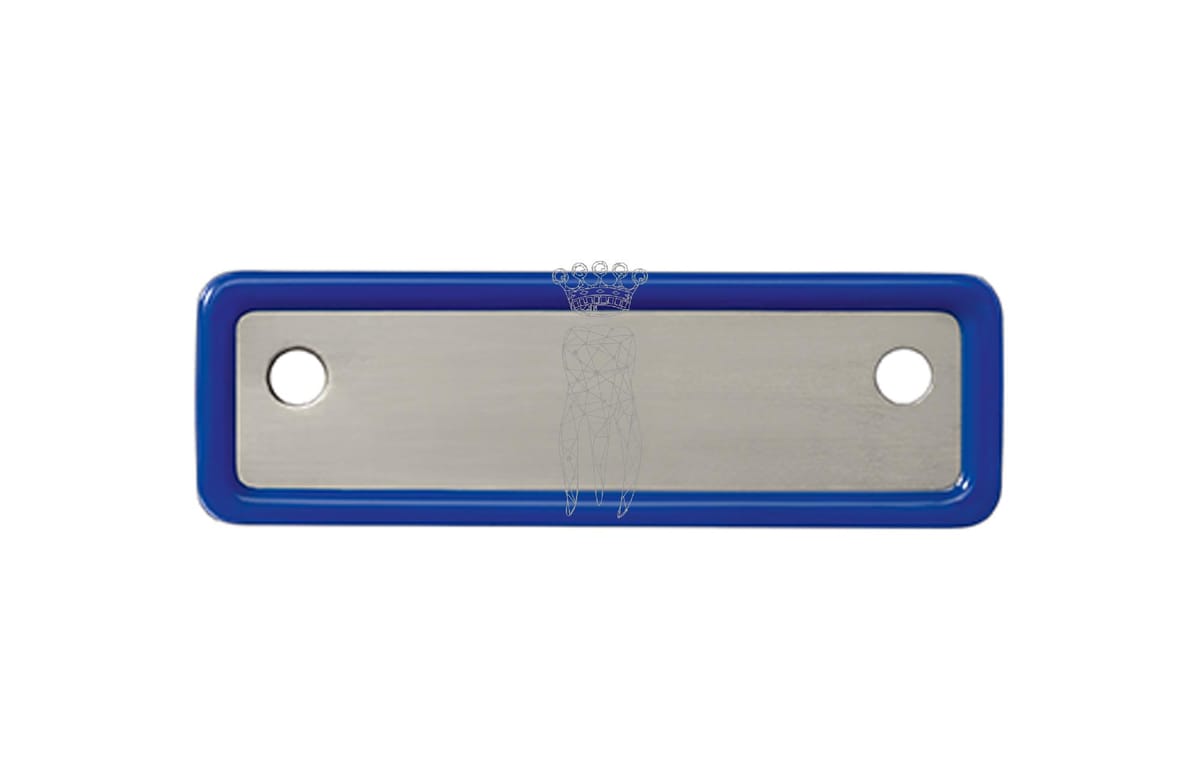 Kennzeichnungsschild blau für Steri-Wash-Trays 3029 – Carl Martin, Sterilization Accessories
