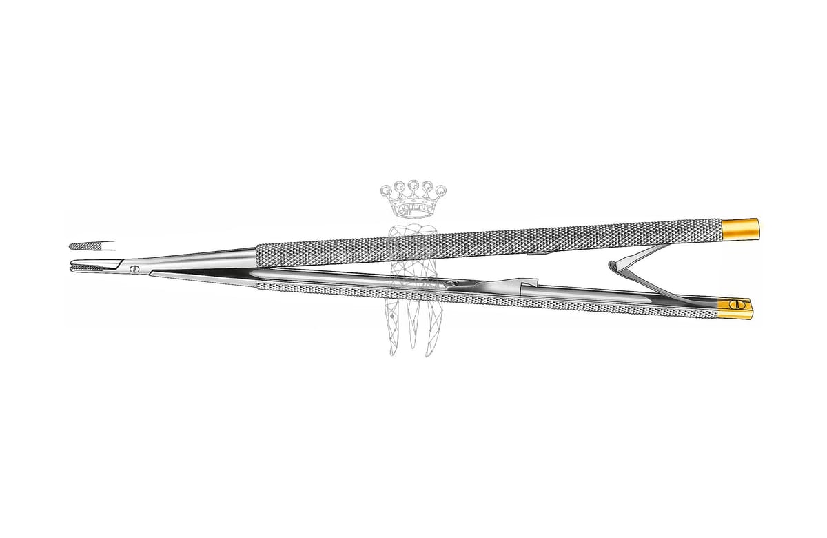 Nadelhalter Castroviejo 18cm TC Rundgriff - Innensperre – Carl Martin