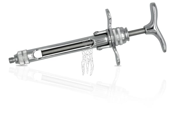 Zylinderampullenspritze 2.2ml - Krücke IT-Gewinde - ohne Selbstaspiration