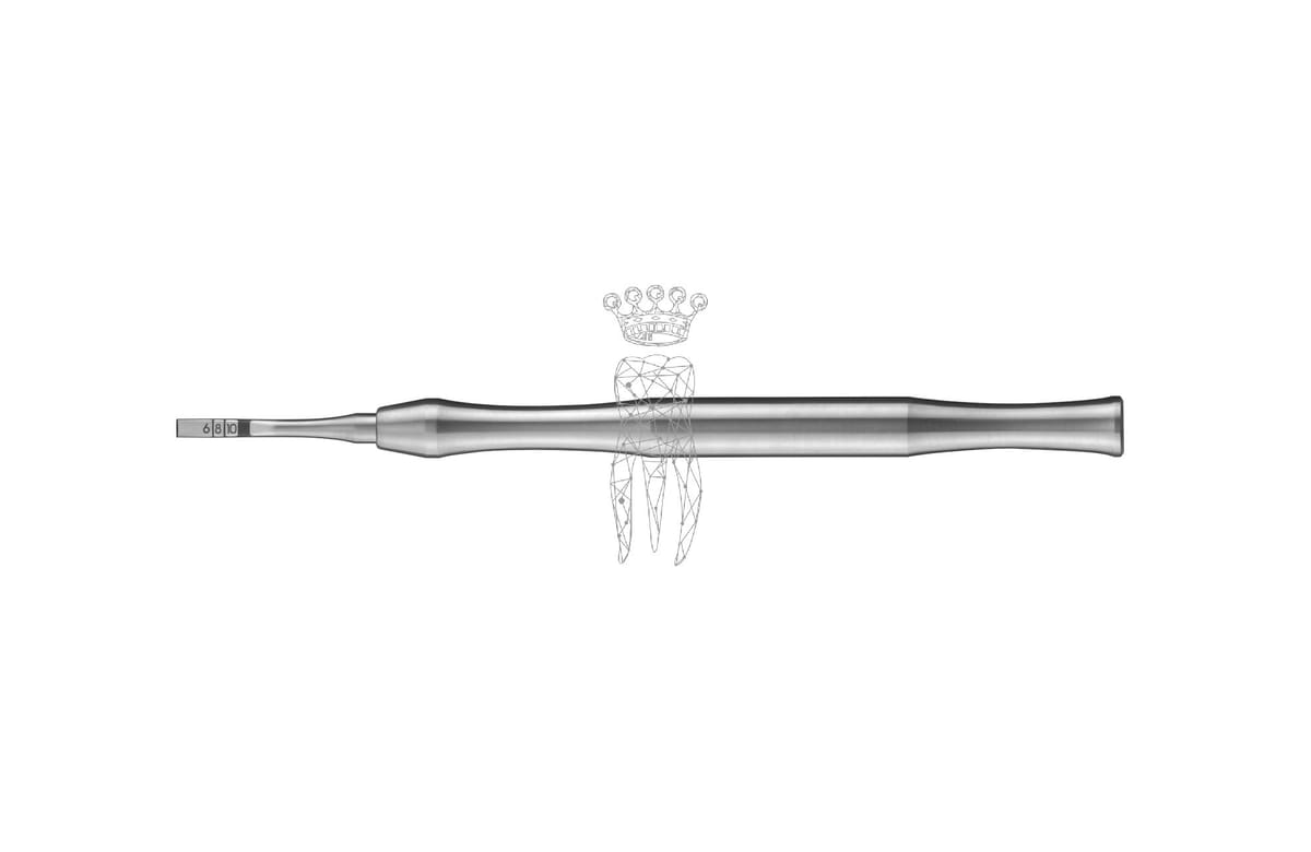 OSTEOTOM gerade Knochenmeißel 3.0mm – Carl Martin, Bone Burs - Steel Drills