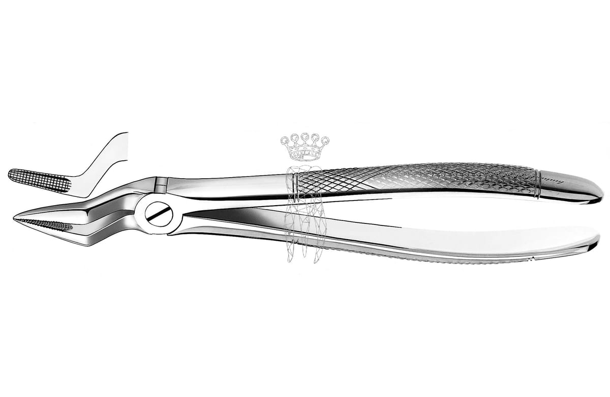 Zahnzange Haftprofil OK Wurzeln – Carl Martin, Extraction Forceps Upper Jaw