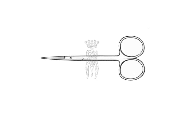 Zahnfleischschere gebogen 10.5cm