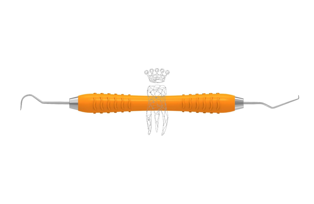 Zahnsonde d.e. fein Häkchen - Kuhhorn Colori-Silicon – Carl Martin, Sonden
