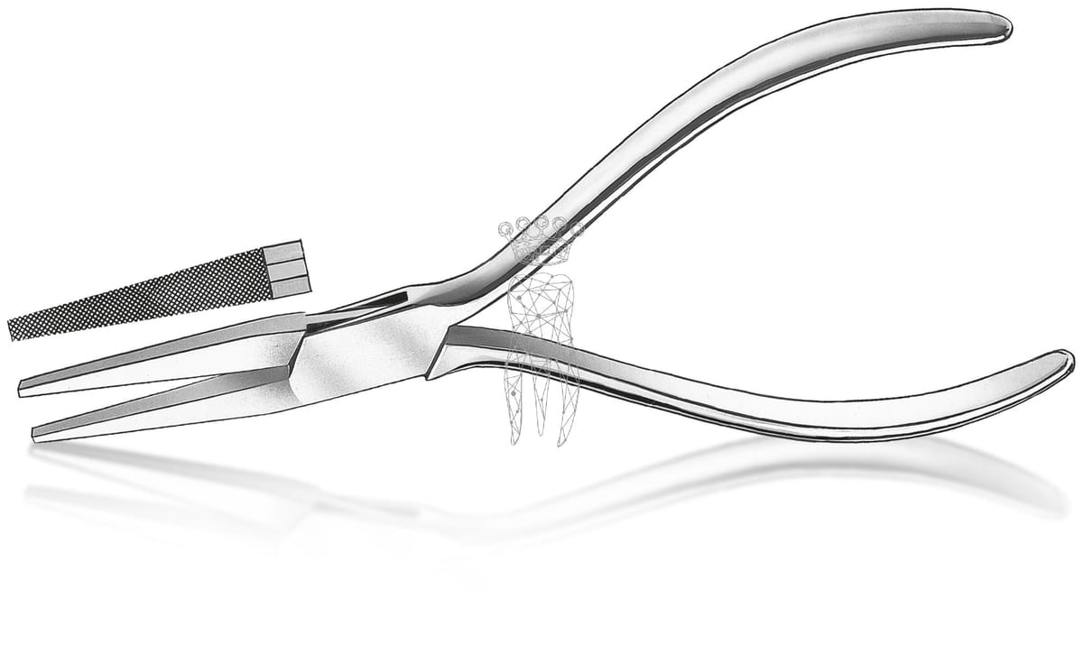 Flachzange, gerieft RS – Carl Martin, Laboratory Pliers