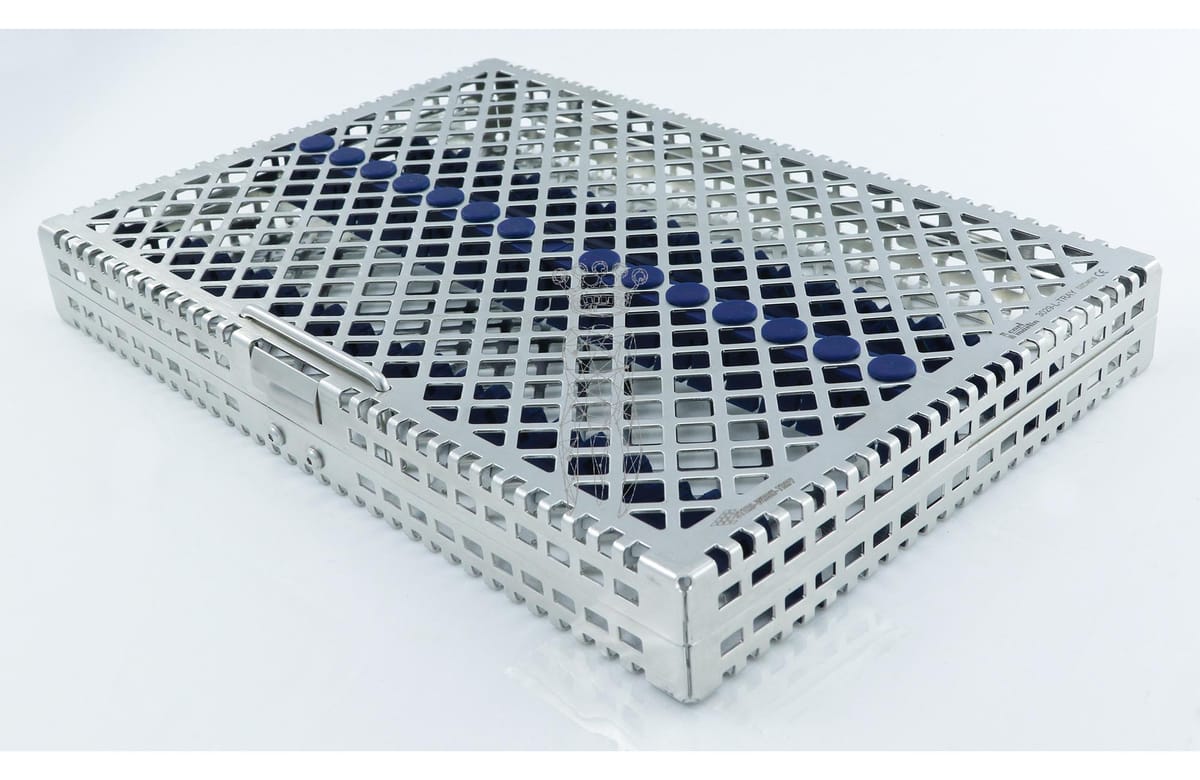 Steri-Wash-Tray 280x190x34mm Silikone blau – Carl Martin, Trays, Sterilization Containers and Accessories