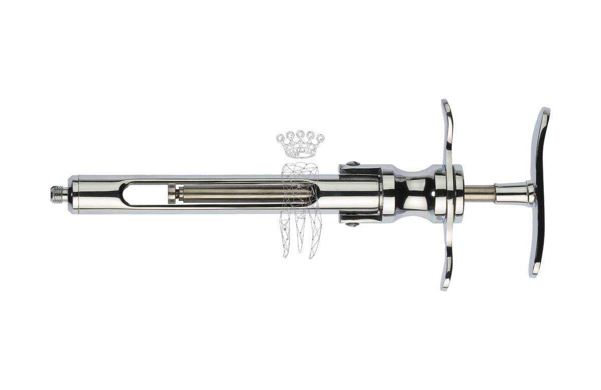 Zylinderampullenspritze 2.2ml - Krücke IT-Gewinde - ohne Selbstaspiration – Carl Martin, Zylinderampullenspritzen