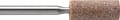 Grinding point brown coarse cylinder