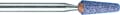 Aloxin-Point, violet, medium grain size, form: conical, domed end 135-852-00